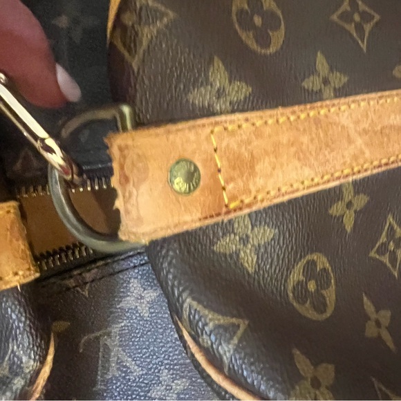 1990 LV Keepall 55 Bandolier; Vintage. - Picture 2 of 7